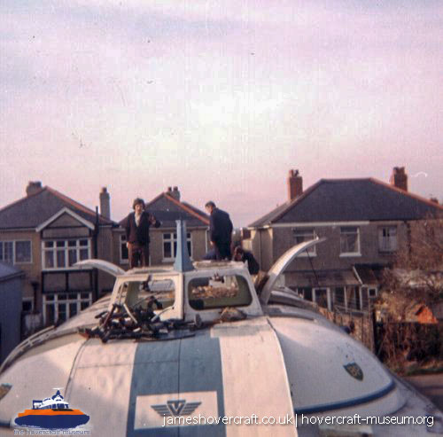 Vosper-Thornycroft VT1 in service -  (credit: The <a href='http://www.hovercraft-museum.org/' target='_blank'>Hovercraft Museum Trust</a>).